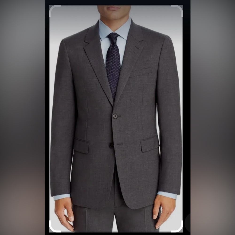 Theory 100% Wool Charcoal Sport/Dress Coat Blazer Size 38R